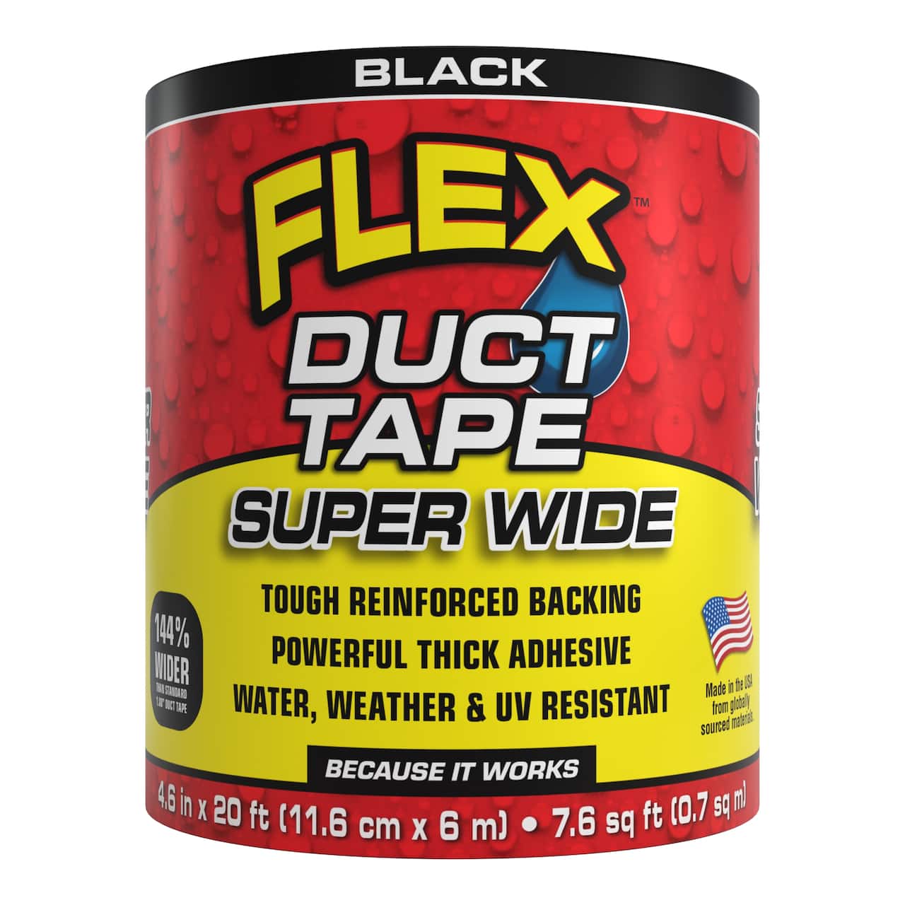 Ruban adhésif noir très large Flex Seal